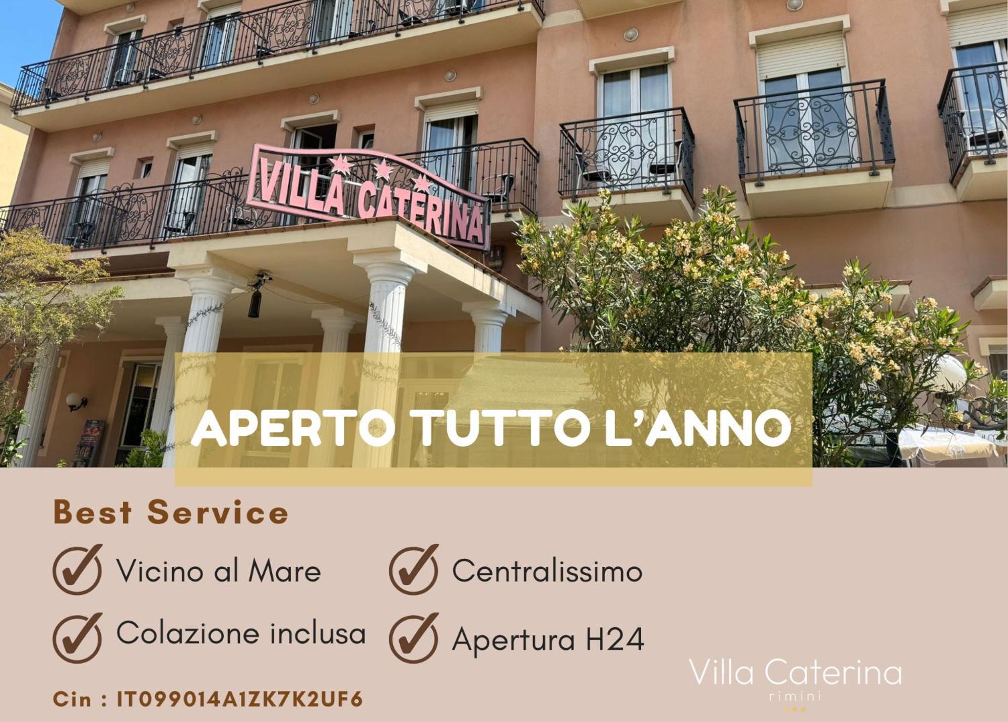Hotel Villa Caterina Rimini Exterior photo